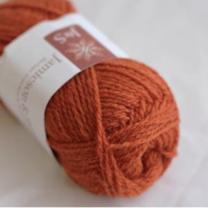 125 Orange 2 ply Jumper Weight