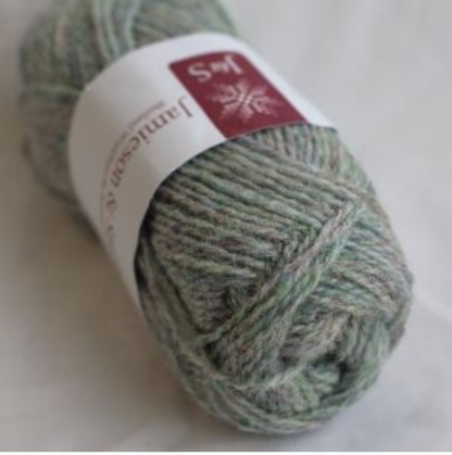 1280 Light Marled Blue Green 2 ply Jumper Weight