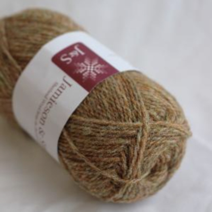 1281 Marled Peachy Orange 2 ply Jumper Weight