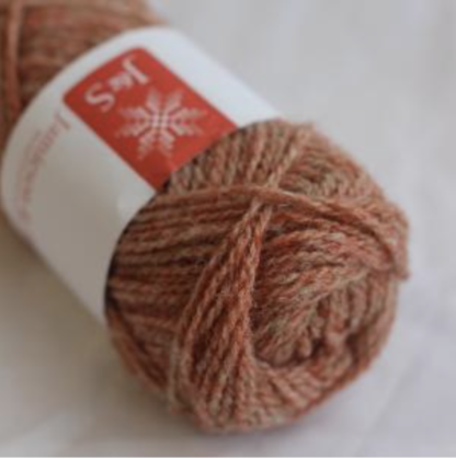 1284 Light Marled Peach Orange 2 ply Jumper Weight