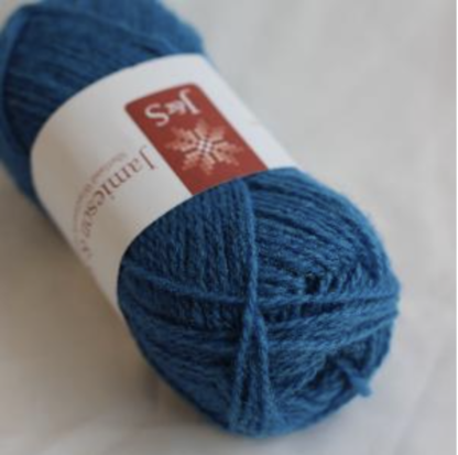 142 Clan Blue (Dark Azure Blue) 2 ply Jumper Weight