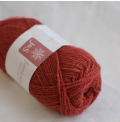 9097 Orangey Red 2 ply Jumper Weight