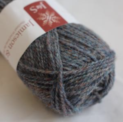 FC52 Purple Blue Mix 2 ply Jumper Weight