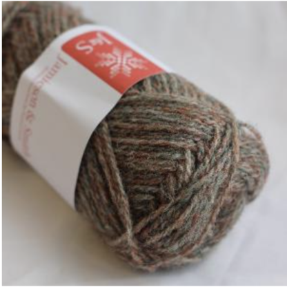 FC64 Mid Fawn Green Marl Mix 2 ply Jumper Weight