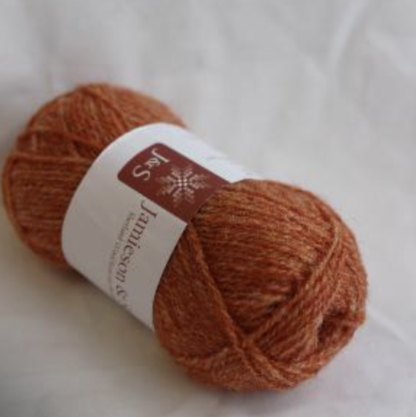 FC7 Salmon Orange Marl 2 ply Jumper Weight