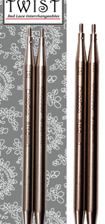 ChiaoGoo Lacepinner 13 cm utskiftbare pinnetupper (til løse vaiere)