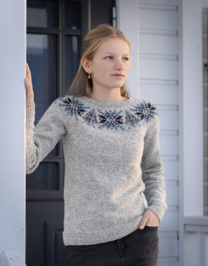 Bressay Fair Isle damegenser - Bilde 3