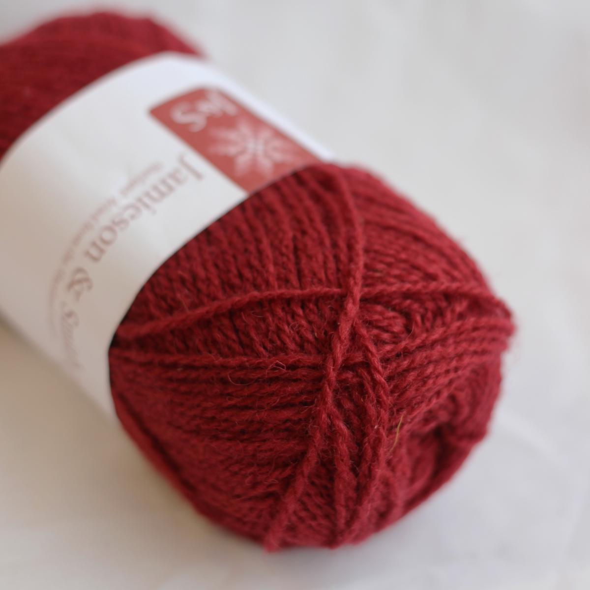 Shade 9113 Dark Red ply Jumper Weight