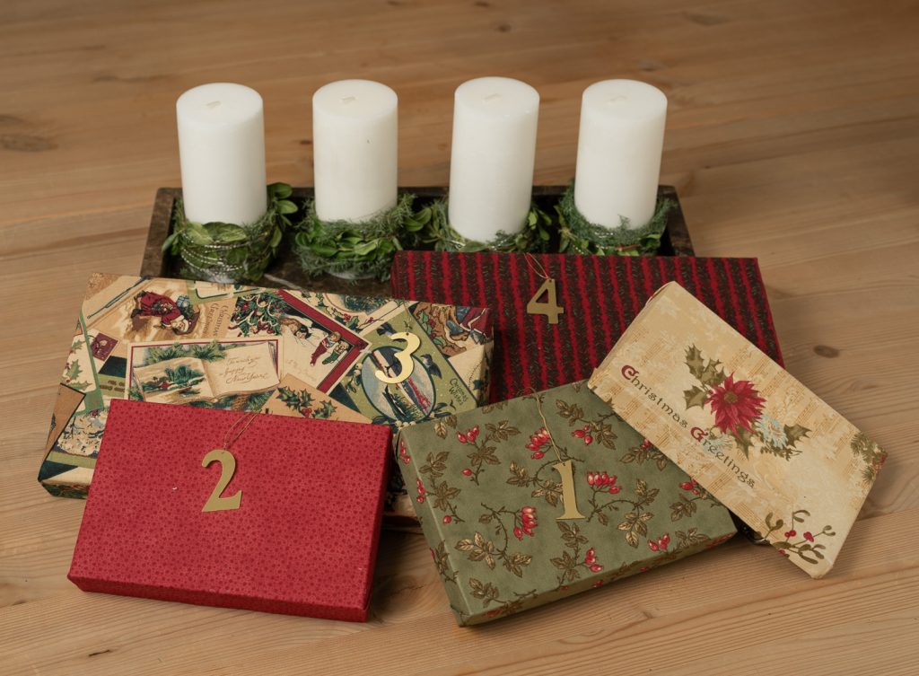 Adventskalender 2025 = strikke julesokker