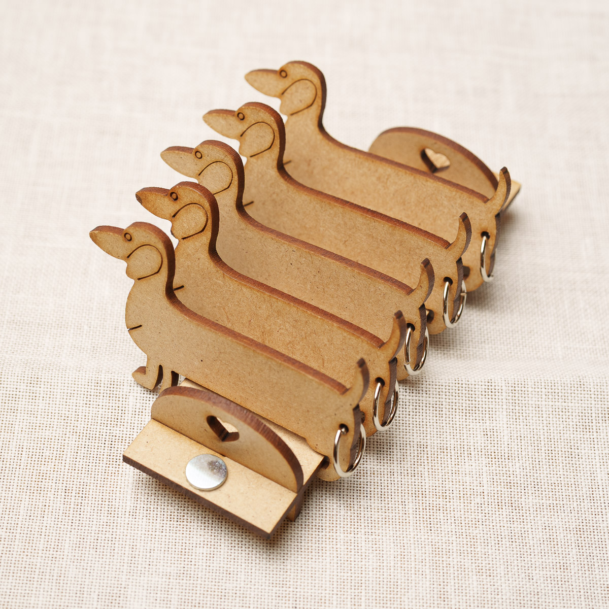 Garnvinsler - hundesett m/5 Dachshunder og stativ - Bilde 2