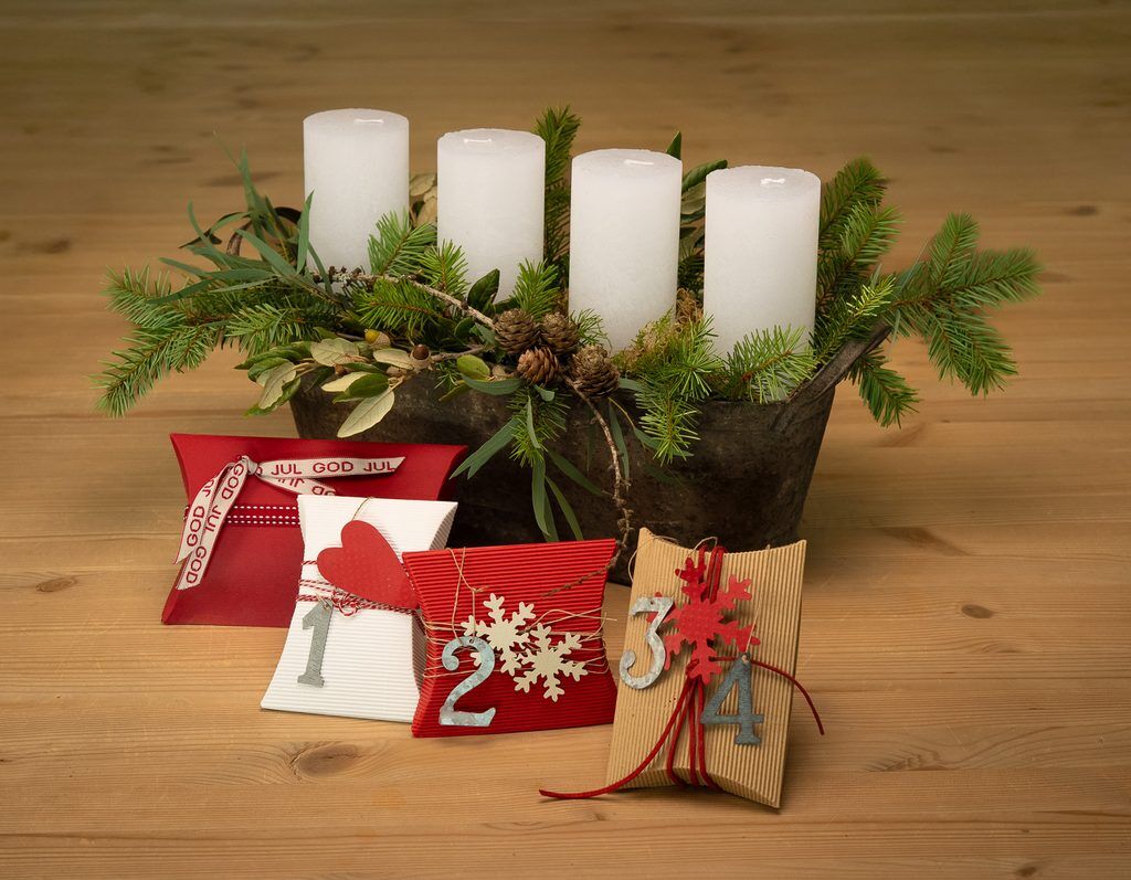 Adventskalender 2026 – strikk et lite sjal i adventstiden